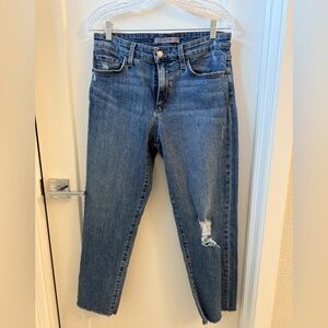Joe’s Jeans Size 29 Stretch straight leg, raw hem